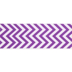 3" Purple Chevron ZigZag Grosgrain Ribbon