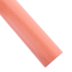 High Gloss Vinyl Textured Faux Leather Sheets Peach