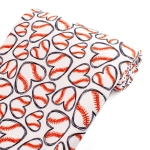 Baseball Hearts Bullet Fabric