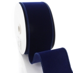 2.5" Wired Suede Velvet Ribbon