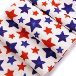 RWB July 4th Watercolor Stars Bullet Fabric