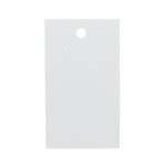 Earring Display Cards - White