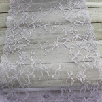 Taupe 6.5" Vintage French Wide Lace Ribbon Trim