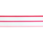 1.5" Pink Bold Stripes Grosgrain Ribbon