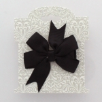 Classic Damask Hair-Bow Display Cards