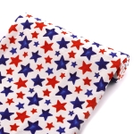 RWB July 4th Watercolor Stars Bullet Fabric