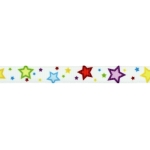 3/8" Party Stars Grosgrain Ribbon