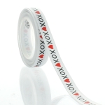 3/8" XOXO Grosgrain Ribbon