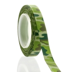 3/8" Green Camo Grosgrain Ribbon