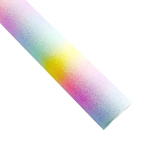 Ombre Stripe Fine Glitter Canvas Sheet Soft Pastel 