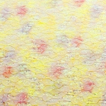 Textured Heart Watercolor Glitter Canvas Sheets Soft Yellow