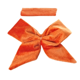 5" Velvet Tied Bow DIY