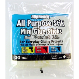 Surebonder Mini Size Dual Temp Glue Sticks 4"