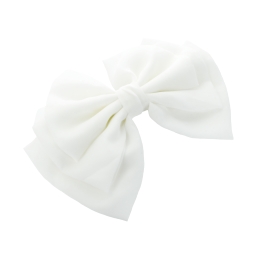 Cascading Chiffon Fabric Hair-Bow Pack - 6pc