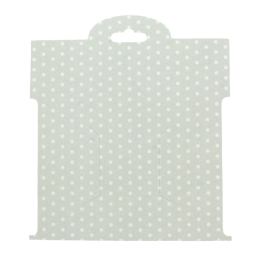Gray w/ White Polka Dots Hair-Bow Display Cards