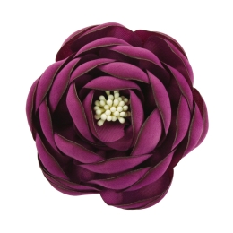 3.25" Open Ranunculus Fabric Flower