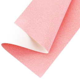 Fine Glitter Canvas Sheet Frosty Light Pink