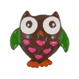 Fall Owl Flatback Craft Embellishment