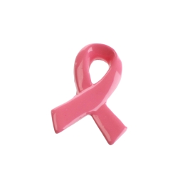 Pink Cancer Awareness Ribbon Flatback Craft Embellishment