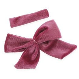 3.5" Small Velvet Tied Bow DIY