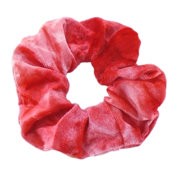 Printed Velvet Hair Scrunchie 12pcs