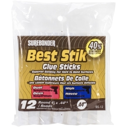 Surebonder Best Stik Standard High Temp Glue Sticks Short 4"