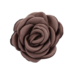 1.75" Singed Edge Rose Fabric Flower