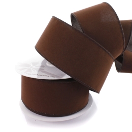 2.5" Wired Suede Velvet Ribbon