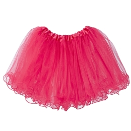 Little Girls Tutu Ruffle Edge 3-Layer (6 mo. - 3T)