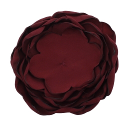 4" Singed Edge Rose Petals Fabric Flower