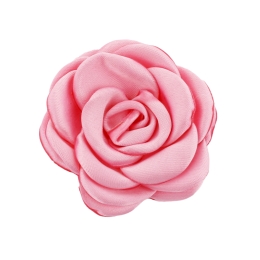 1.75" Singed Edge Rose Fabric Flower