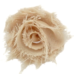 1.75" Shabby Fabric Flowers