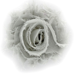 1.75" Shabby Fabric Flowers