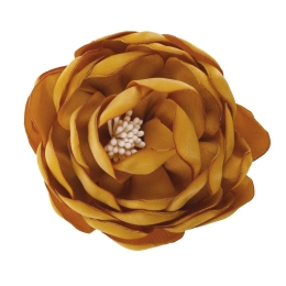 3.25" Open Ranunculus Fabric Flower