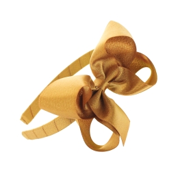 Shimmer Satin Bow Headband Pack - 6pc