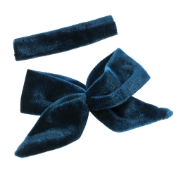 3.5" Small Velvet Tied Bow DIY