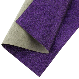 Fine Glitter Canvas Sheet Purple