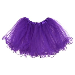 Little Girls Tutu Ruffle Edge 3-Layer (6 mo. - 3T)