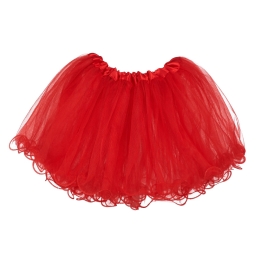 Little Girls Tutu Ruffle Edge 3-Layer (6 mo. - 3T)