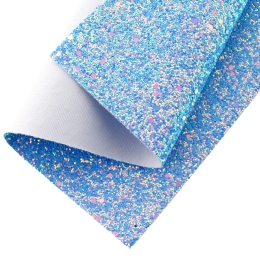 Chunky Glitter Fabric Sheets Iridescent Mermaid