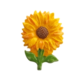 Sunflower Flatback Craft Embellishment