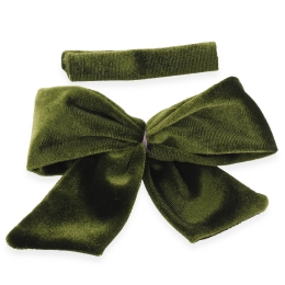 5" Velvet Tied Bow DIY