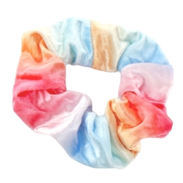 Printed Velvet Hair Scrunchie 12pcs