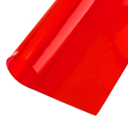 Transparent Jelly Sheets Red