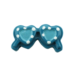 Blue Sunglasses Flatback Craft Embellishment