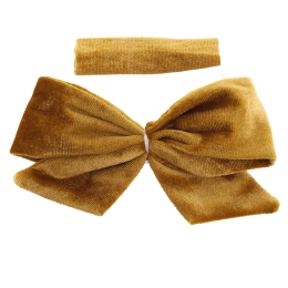 5" Velvet Tied Bow DIY