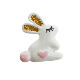 Lil Bunny Flatback Craft Embellishment
