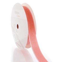 Light Coral Velvet Ribbon