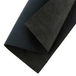 Nubuck Suede Faux Leather Felt Sheets Black