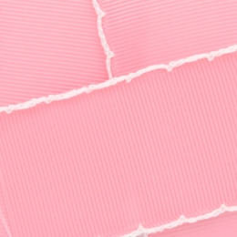 Pink/White Moonstitch Ribbon